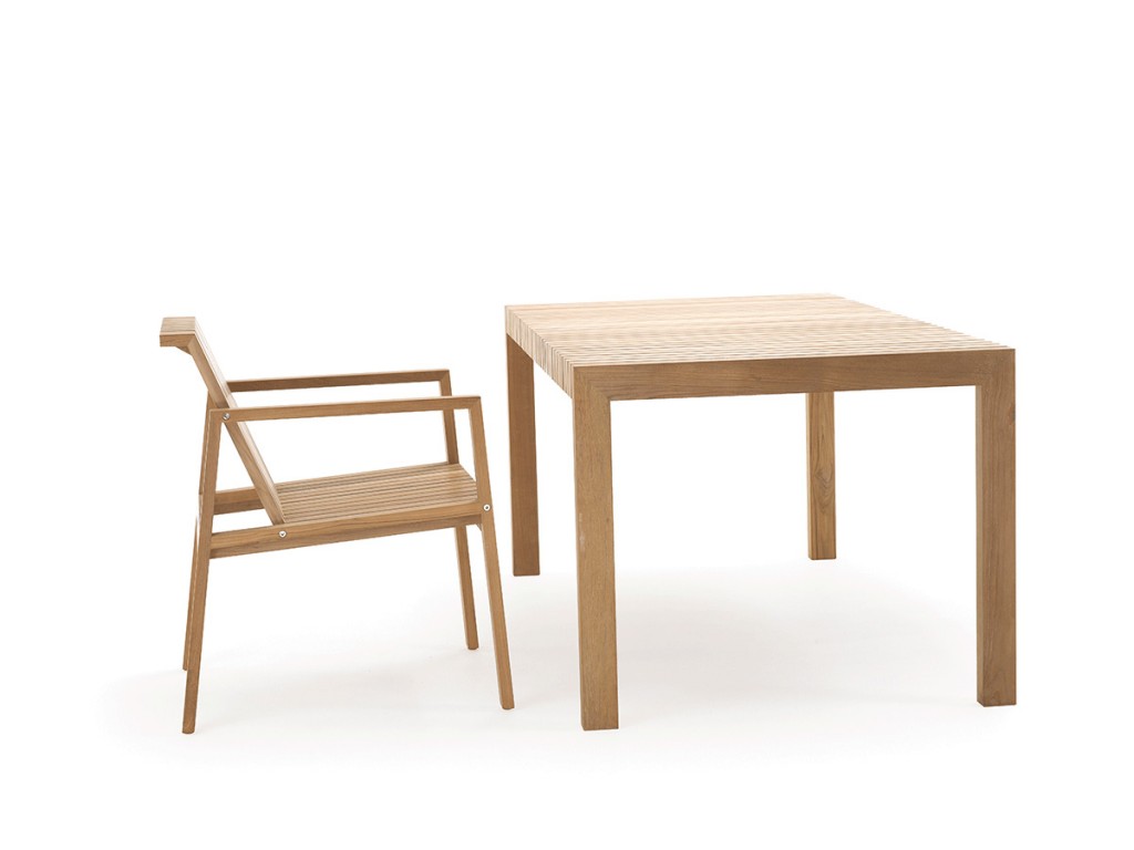 TABULUS Teak Beistelltisch