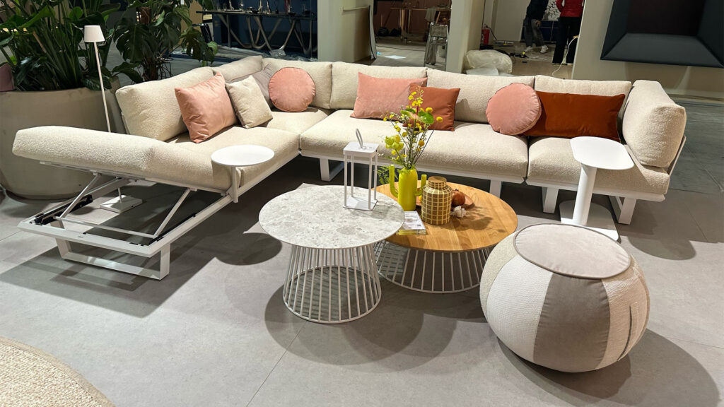 Photo of a solpuri collection at the Salone del Mobile 2025